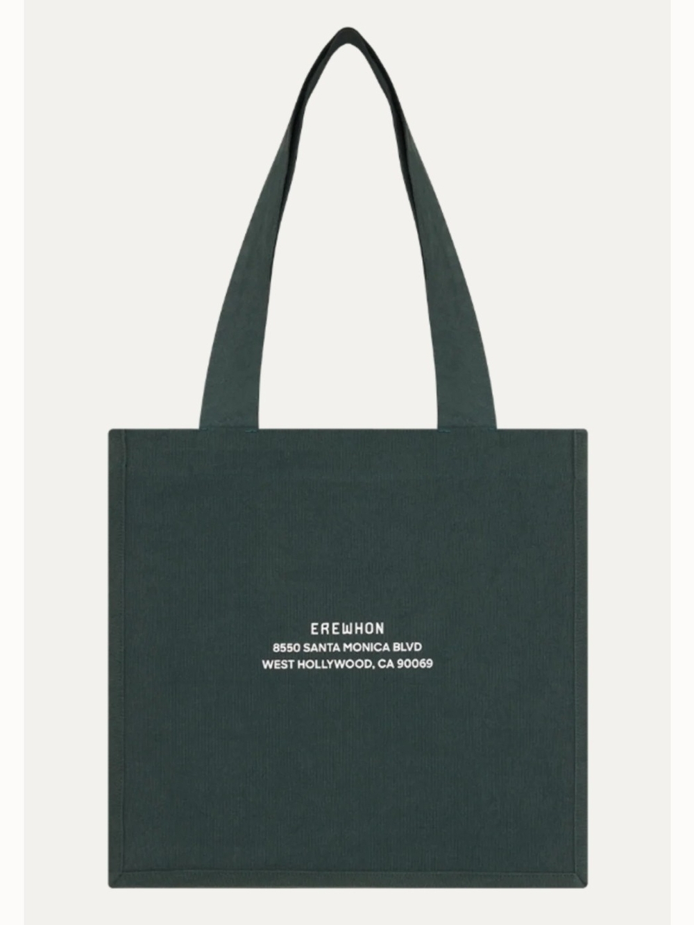Erewhon Dark Green Canvas Tote Bag